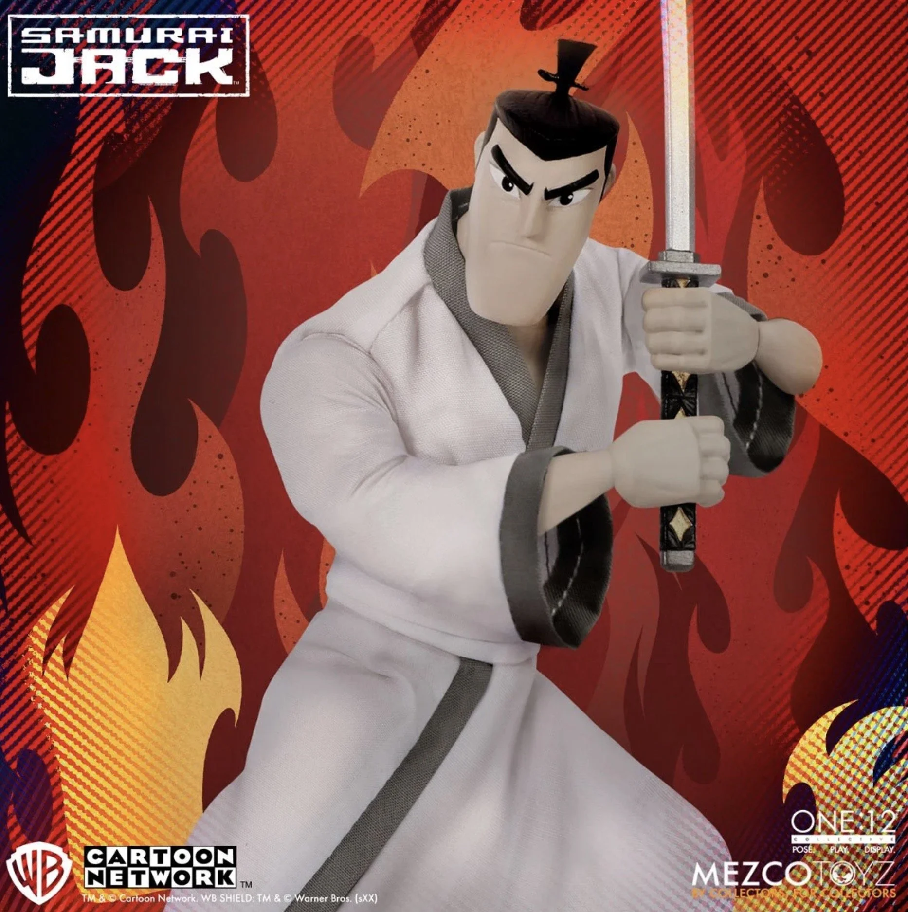 Cool 1/6th Scale SAMURAI JACK Action Figure From Mezco Toyz